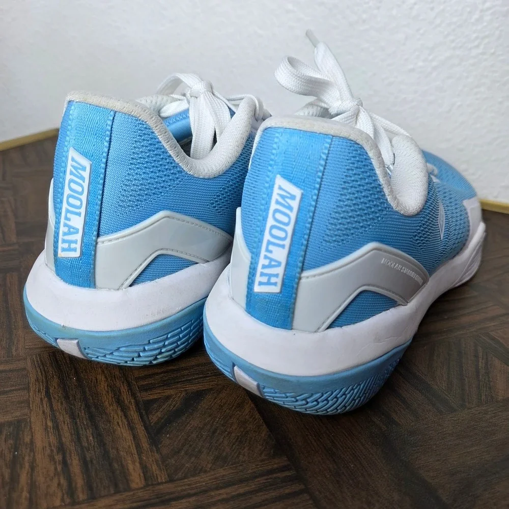 Moolah Neovolt Low Basketball Shoes Womens 9‎ Blue White Court Sneakers